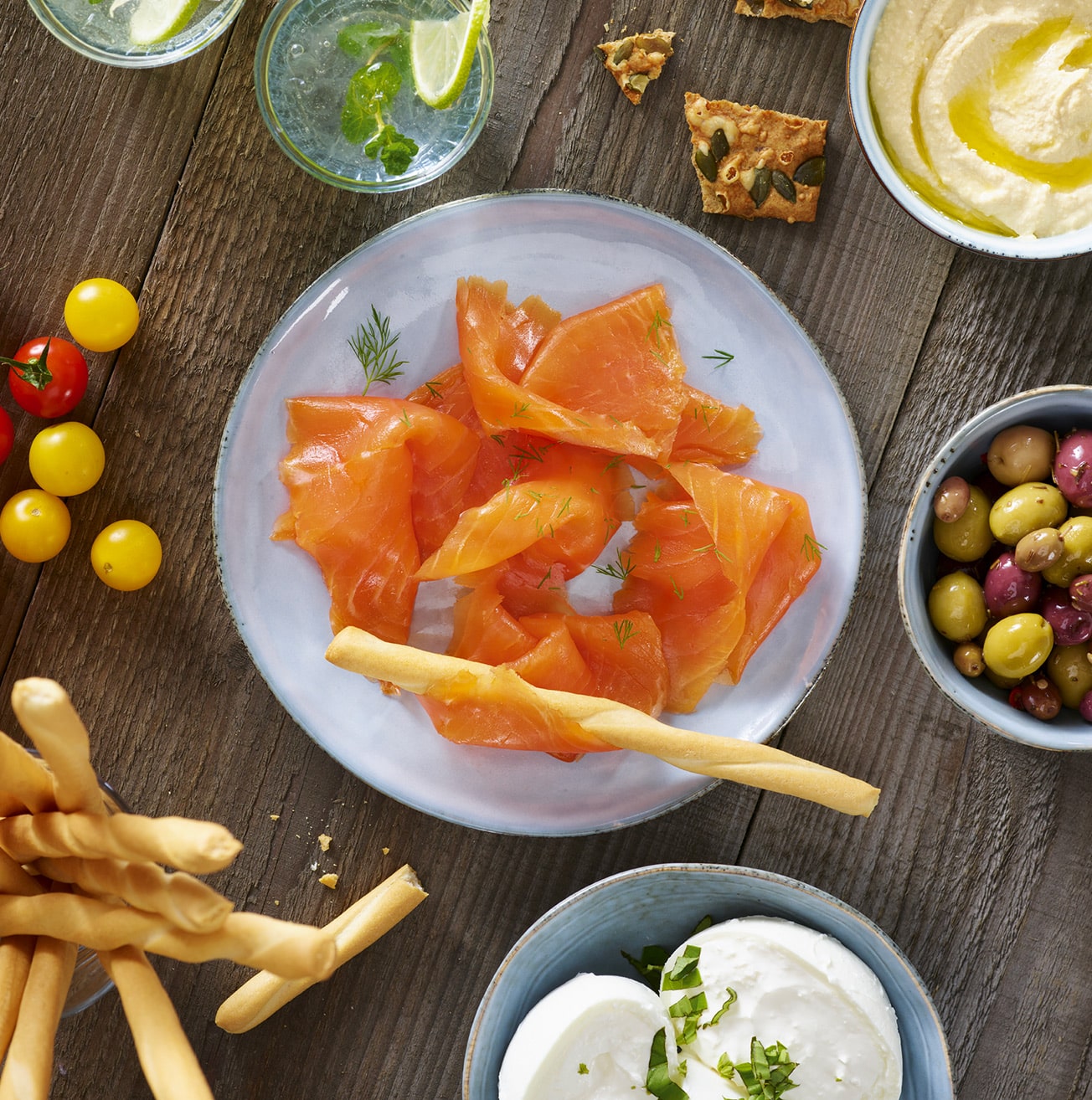 Repas - Manger de la truite