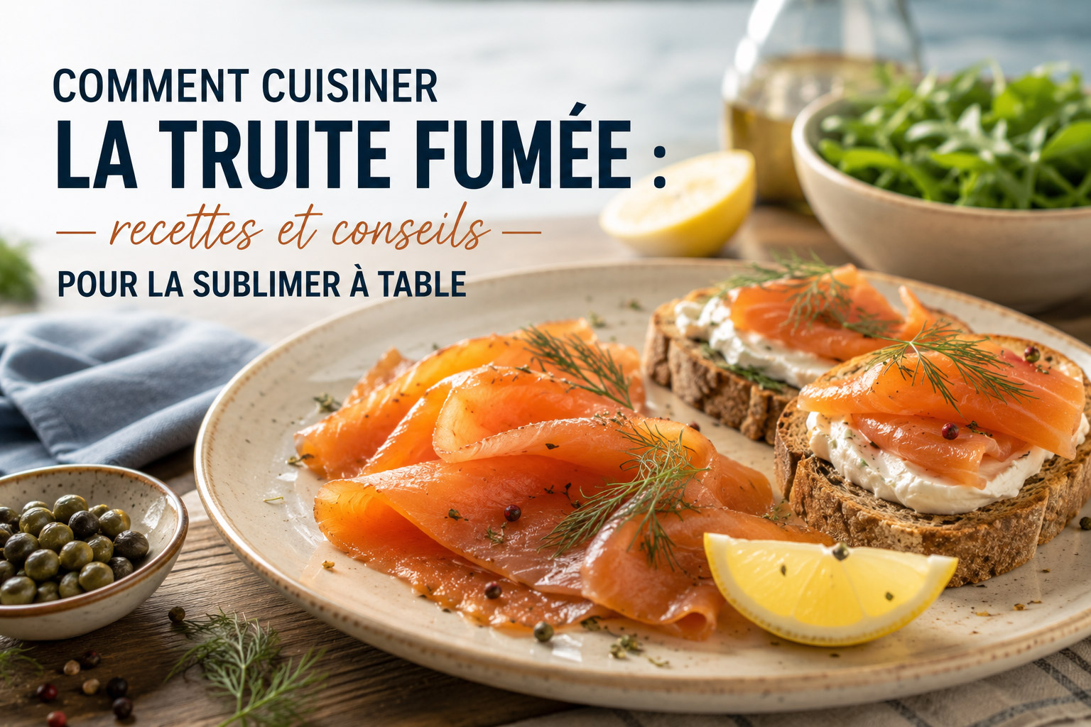 Comment cuisiner la truite fumée : recettes et conseils pour la sublimer à table