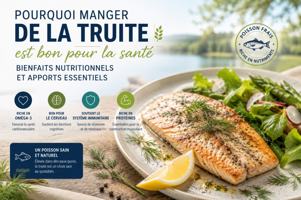 Pourquoi manger de la truite est bon pour la santé