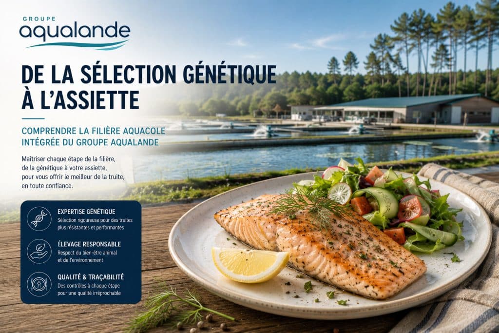 De la sélection génétique à l’assiette : comprendre la filière aquacole intégrée du Groupe Aqualande
