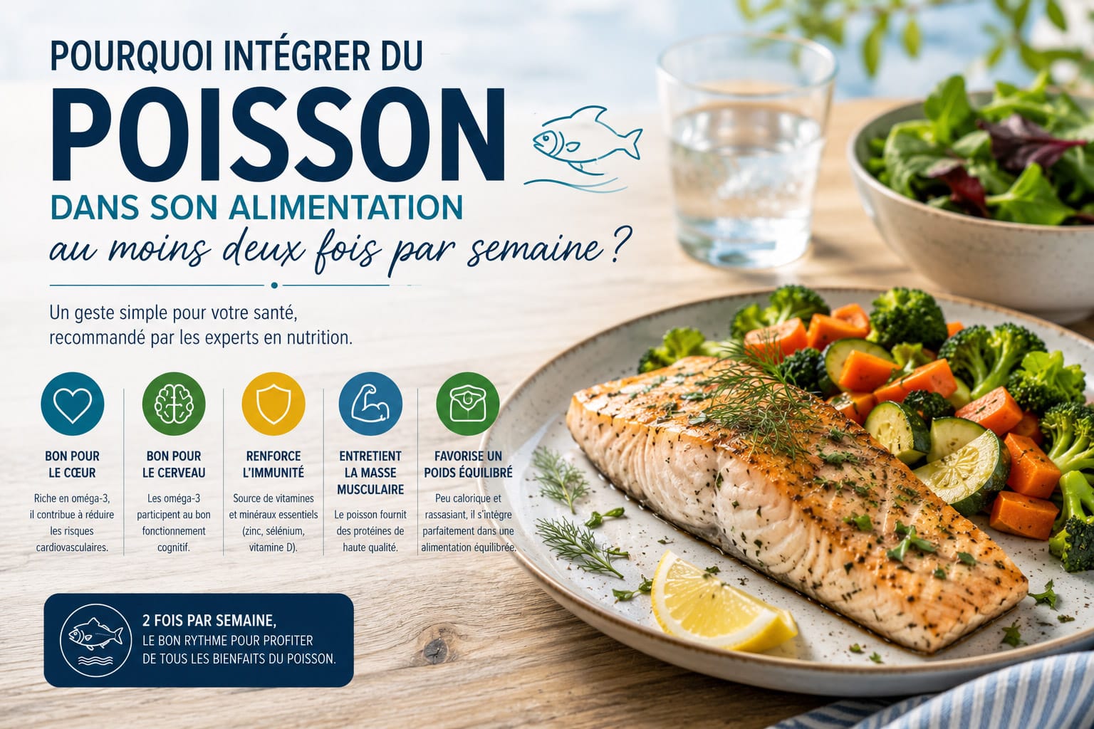 Pourquoi intégrer le poisson dans son alimentation?