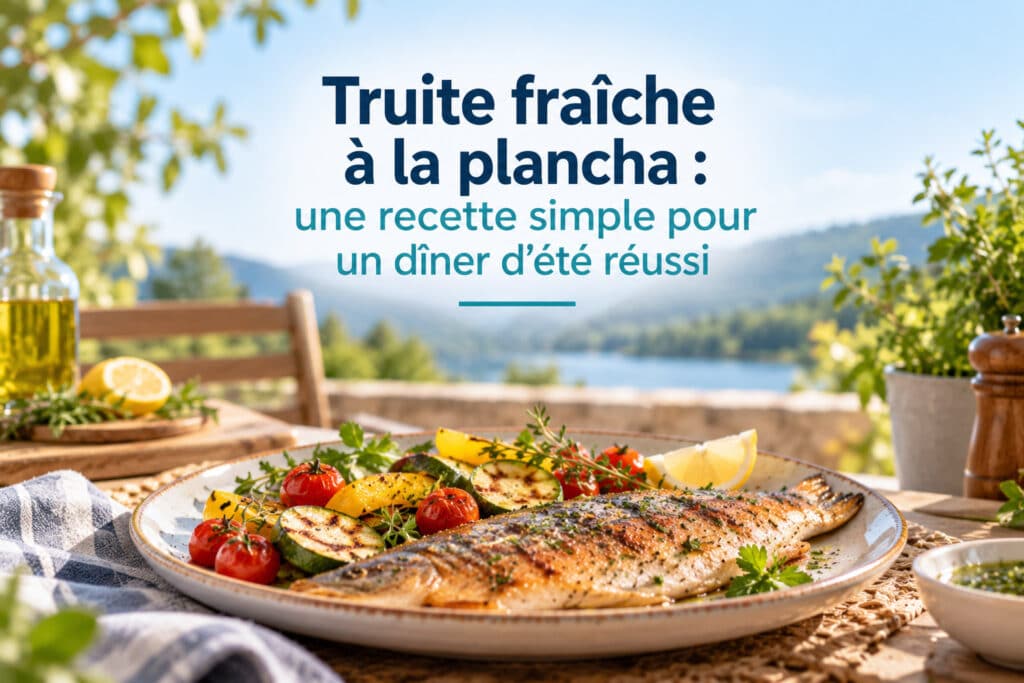 Truite fraîche à la plancha : une recette simple pour un dîner d'été réussi